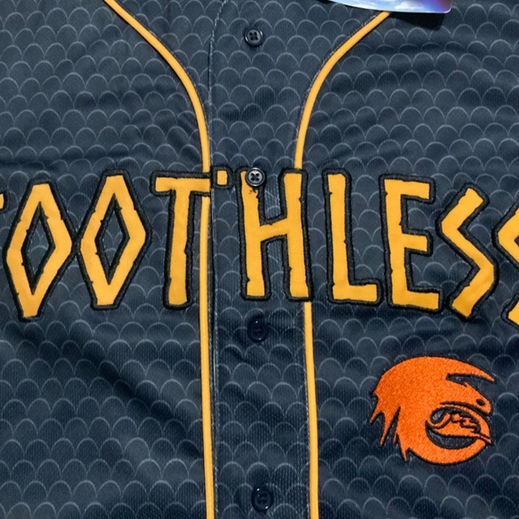 How to Train Your Dragon Toothless Baseball Jersey - Picture 2 of 9